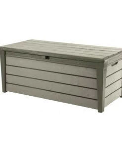 Brandneu 🤩 Tepro Gartenbox Brushwood Box 455 Liter, Taupe; 6046 🔔