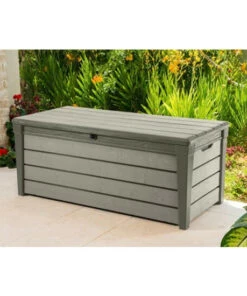 Brandneu 🤩 Tepro Gartenbox Brushwood Box 455 Liter, Taupe; 6046 🔔 -Tepro Verkaufsladen unnamed file 1211