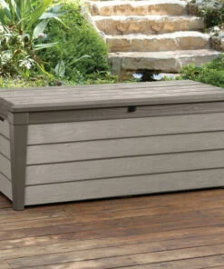 Brandneu 🤩 Tepro Gartenbox Brushwood Box 455 Liter, Taupe; 6046 🔔 -Tepro Verkaufsladen unnamed file 1213