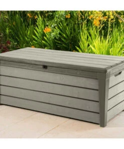 Brandneu 🤩 Tepro Gartenbox Brushwood Box 455 Liter, Taupe; 6046 🔔 -Tepro Verkaufsladen unnamed file 1214