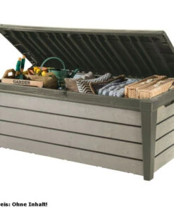 Brandneu 🤩 Tepro Gartenbox Brushwood Box 455 Liter, Taupe; 6046 🔔 -Tepro Verkaufsladen unnamed file 1219