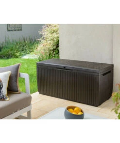 Budget ⌛ Tepro Gartenbox Wood Style Box Springwood 305 Liter, Braun; 6048 😍