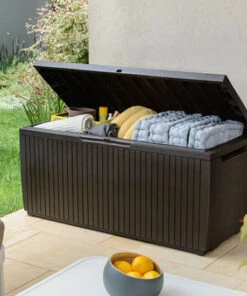 Budget ⌛ Tepro Gartenbox Wood Style Box Springwood 305 Liter, Braun; 6048 😍 -Tepro Verkaufsladen unnamed file 1237