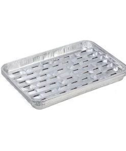 Bester Verkauf ✔️ Tepro Alu Grillschale / Grillpfanne Eckig 5 Stück 34 X 23 Cm 👏