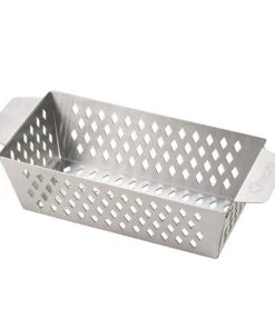 Blitzangebot 🥰 Grillkorb Hoch M Tepro Edelstahl 30 X 12 X 7,5 Cm 🤩