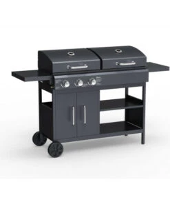 Bestpreis ❤️ Tepro Kohle-Gas-Kombigrill Tarboro Kombi 🔔