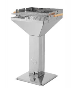 Aktion 🛒 Tepro Edelstahl-Trichtergrill "Vista", Windschutz, Feuerwanne, Holzkohlegrill; 1066 🧨