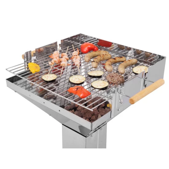 Aktion 🛒 Tepro Edelstahl-Trichtergrill "Vista", Windschutz, Feuerwanne, Holzkohlegrill; 1066 🧨 9 Aktion 🛒 Tepro Edelstahl-Trichtergrill "Vista", Windschutz, Feuerwanne, Holzkohlegrill; 1066 🧨 – Bild 7