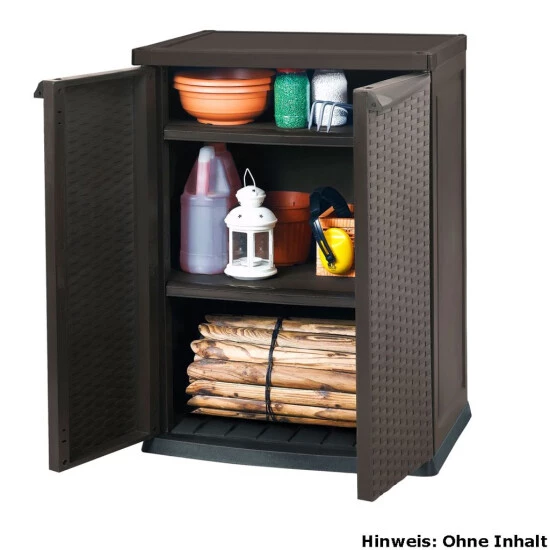Schlussverkauf 🧨 Tepro Rattan Style Mini Shed, Gartenschränkchen 🤩 4 Schlussverkauf 🧨 Tepro Rattan Style Mini Shed, Gartenschränkchen 🤩 – Bild 2