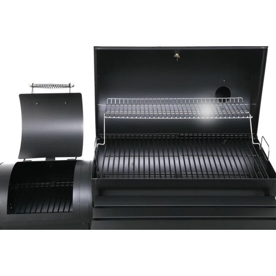 Bestes Angebot 😍 Tepro Smoker "Biloxi", 2 Hauptbrennkammern, Warmhalterost, Schwarz 🔥 4 Bestes Angebot 😍 Tepro Smoker "Biloxi", 2 Hauptbrennkammern, Warmhalterost, Schwarz 🔥 – Bild 2