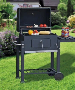 Budget 🧨 Tepro Grillwagen "Toronto" Holzkohlegrill, Schwarz, Inkl. Warmhaltefläche, Schwarz ✨ -Tepro Verkaufsladen unnamed file 680