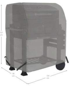 Budget ⌛ Tepro-Grillschutzhülle-Universal Abdeckhaube - Für Grillwagen Klein, Anthrazit; 8400 👍 -Tepro Verkaufsladen unnamed file 77