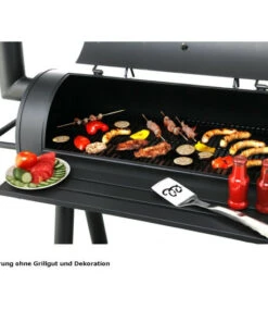 Neu 👏 Tepro Smoker "Milwaukee", Holzkohlegrill 3 Hauptgrillroste, Schwarz 🥰 -Tepro Verkaufsladen unnamed file 960